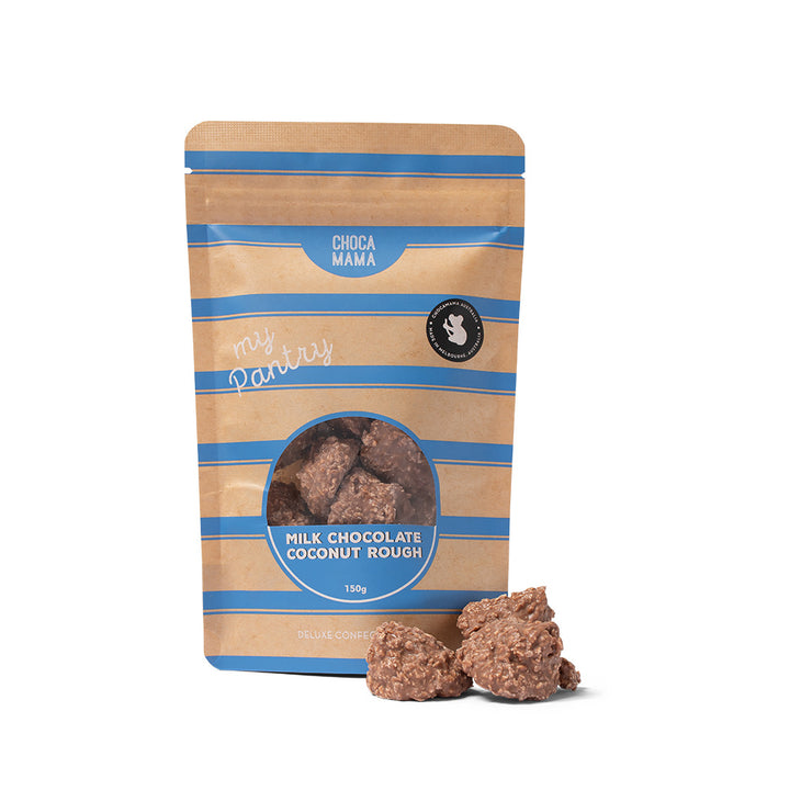 A stand-up pouch of Choca Mama &