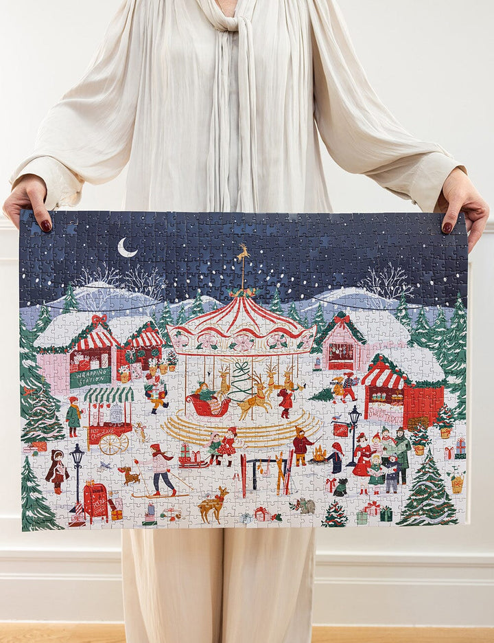 Bespoke Christmas Market 1000 Piece Puzzle