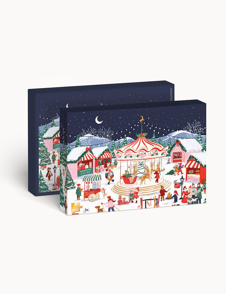 Bespoke Christmas Market 1000 Piece Puzzle
