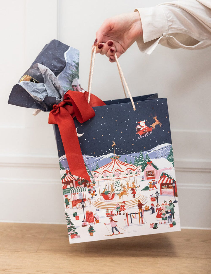 Bespoke Christmas Market Large Gift Bag