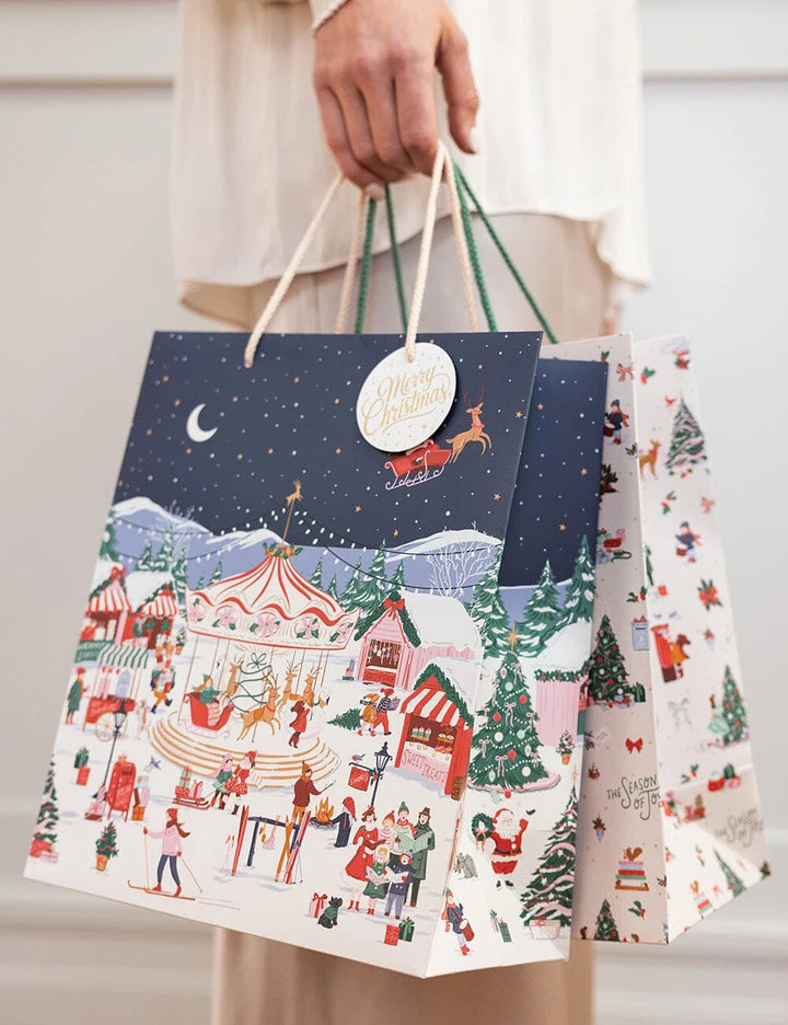 Bespoke Christmas Market Large Gift Bag