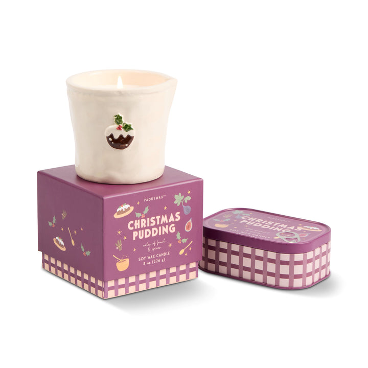 Candle in a decorative box with &