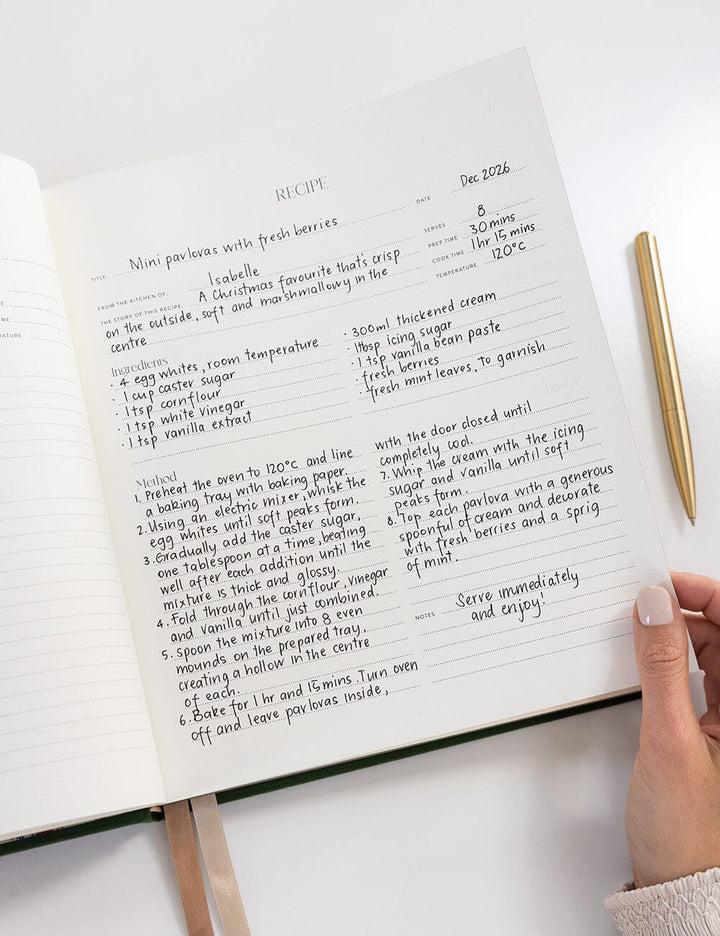 Bespoke Christmas Recipe Book