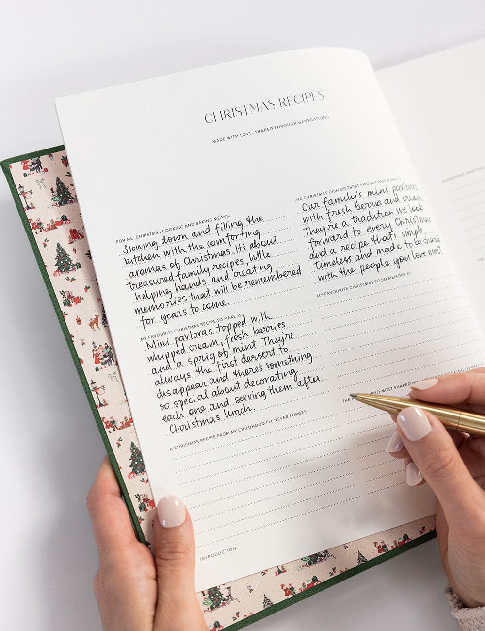 Bespoke Christmas Recipe Book