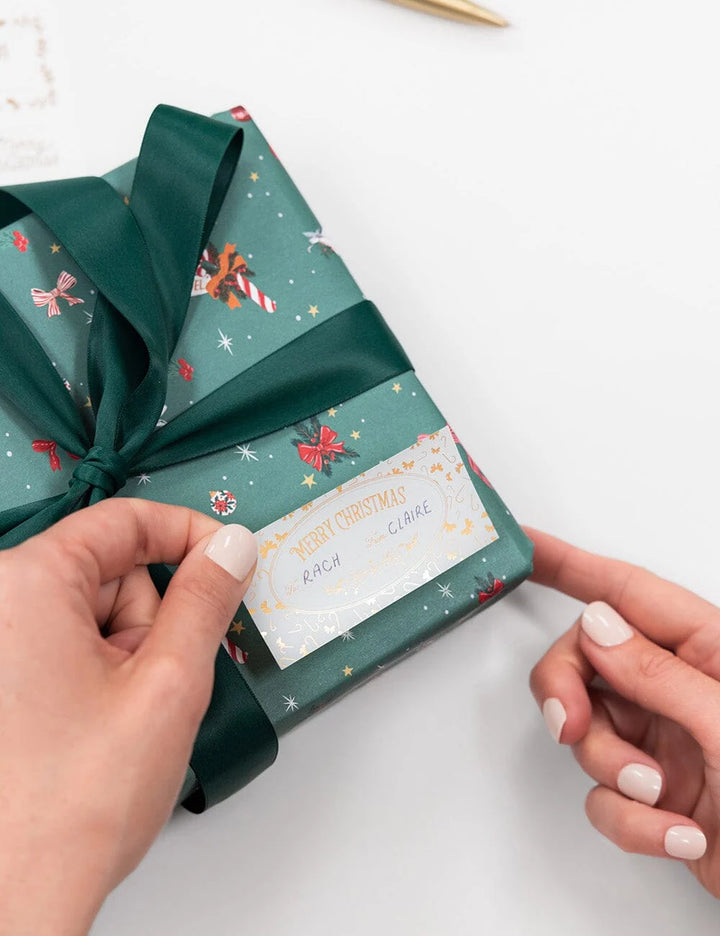 Bespoke Classic Christmas Stickers