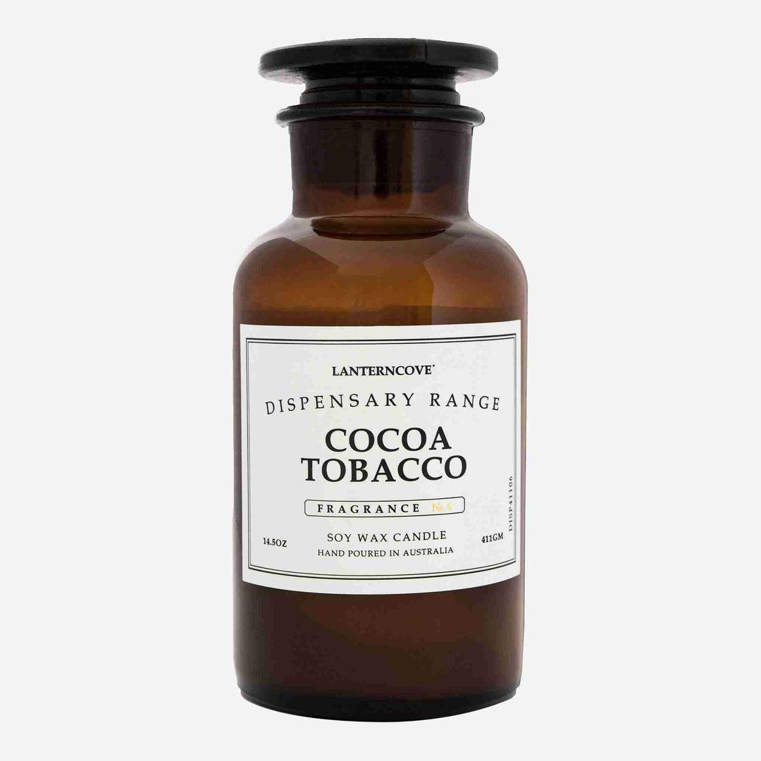 Dispensary Candle Large: Cocoa Tobacco