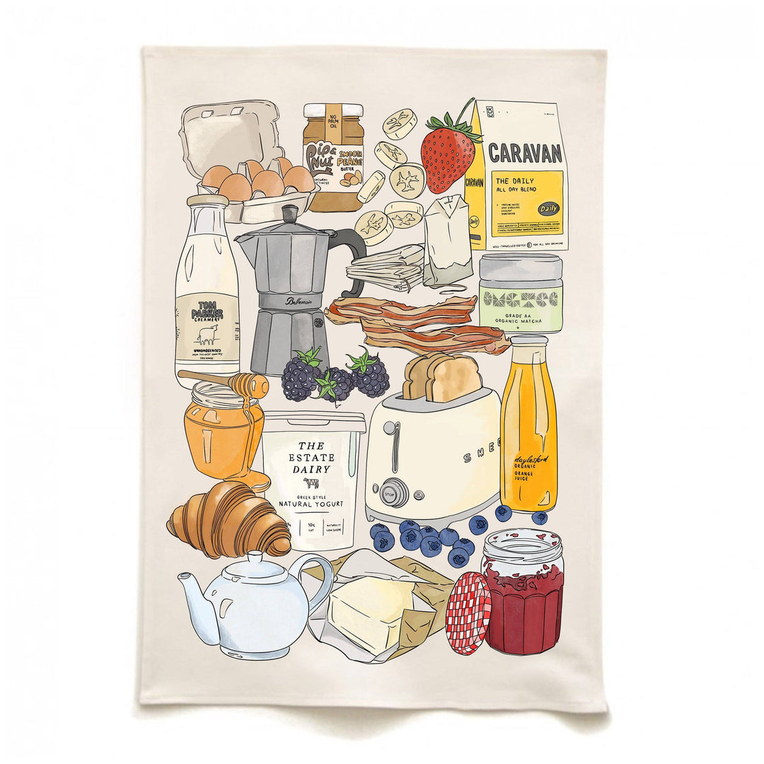 Breakfast Tea Towel
