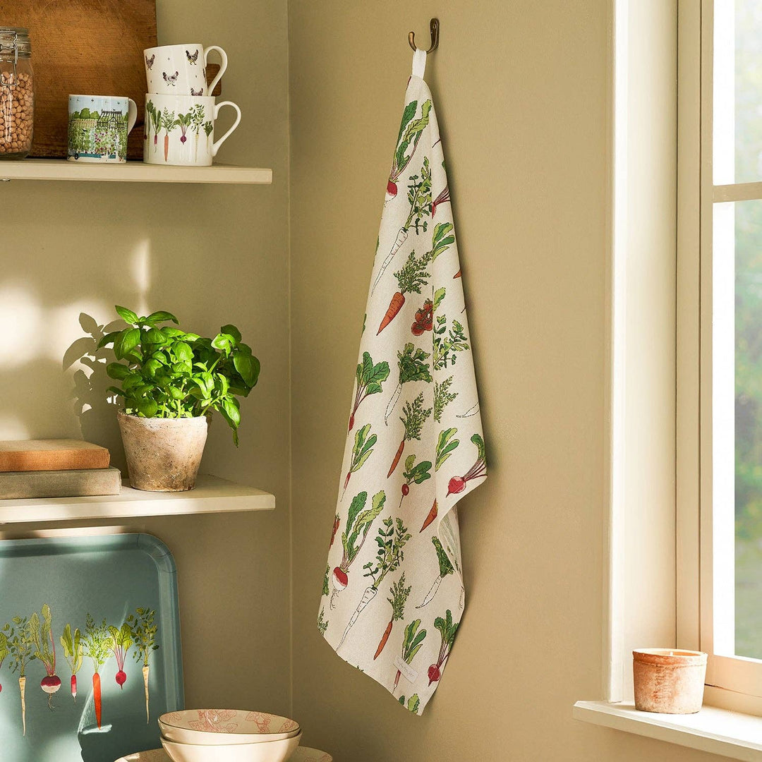 Garden Vegetables Tea Towel