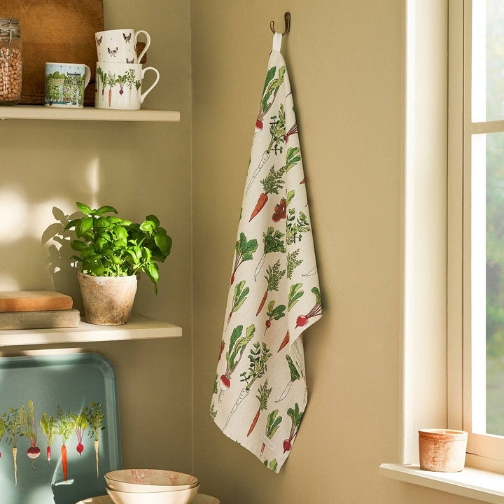 Garden Vegetables Tea Towel