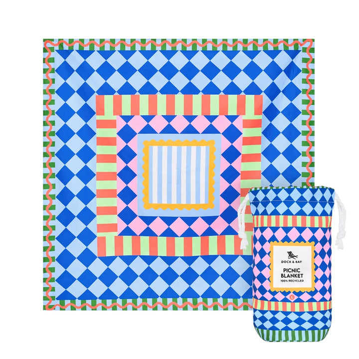 Bright Side Up Beach/ Picnic Blanket - Large