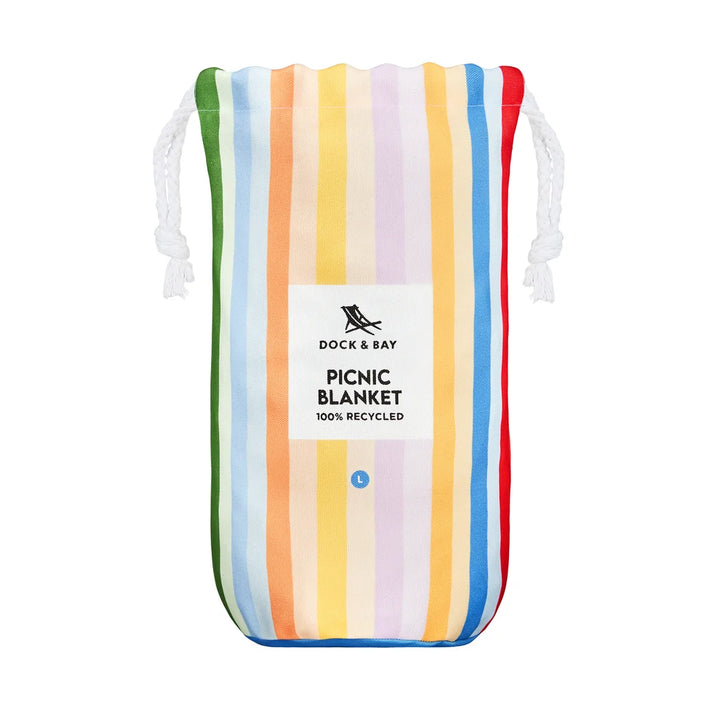 Candy Stripes Beach/ Picnic Blanket - Large