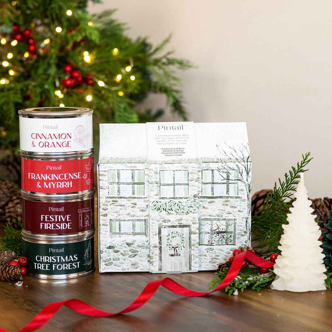 The Holiday Cottage Candle Gift Set