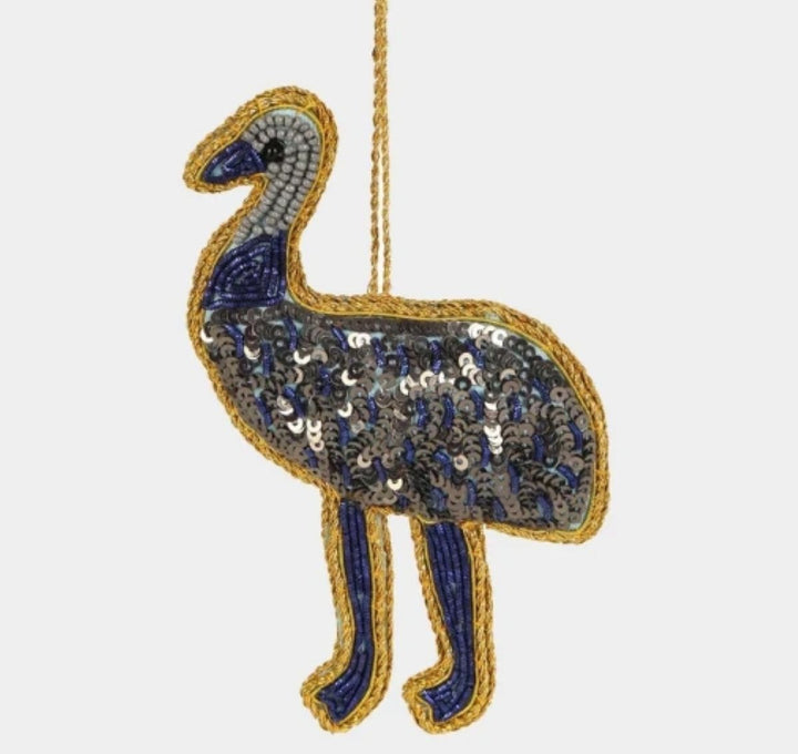 Emu Sequin Ornament