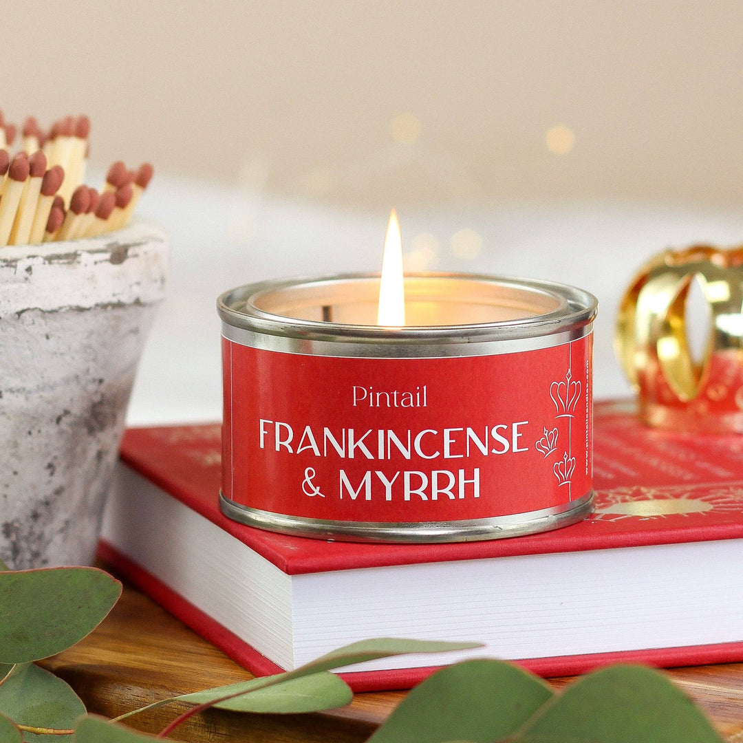 Pintail Frankincense &amp; Myrrh Paint Pot Candle