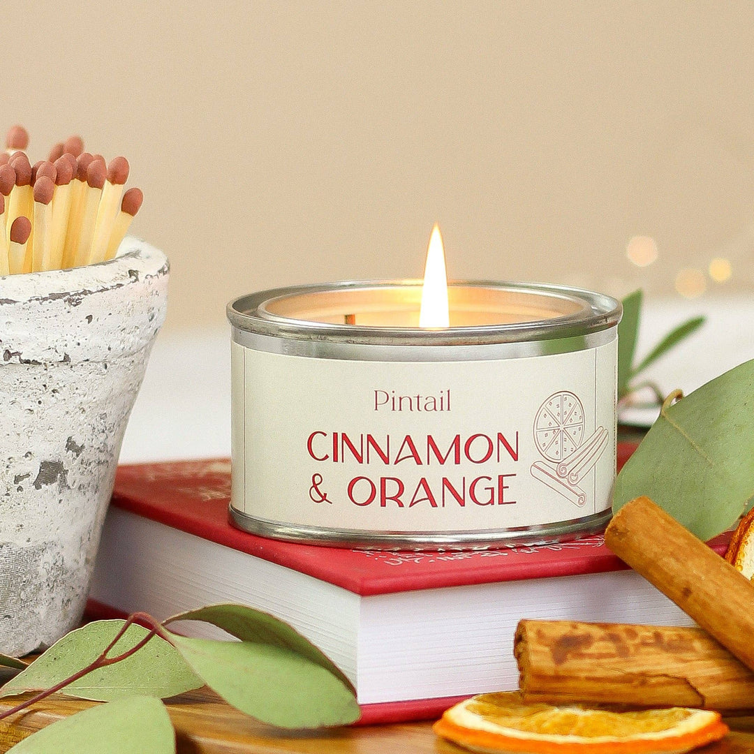 Pintail Cinnamon &amp; Orange Paint Pot Candle