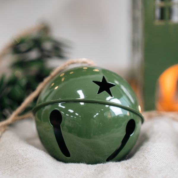 Green Ball Bell 10cm