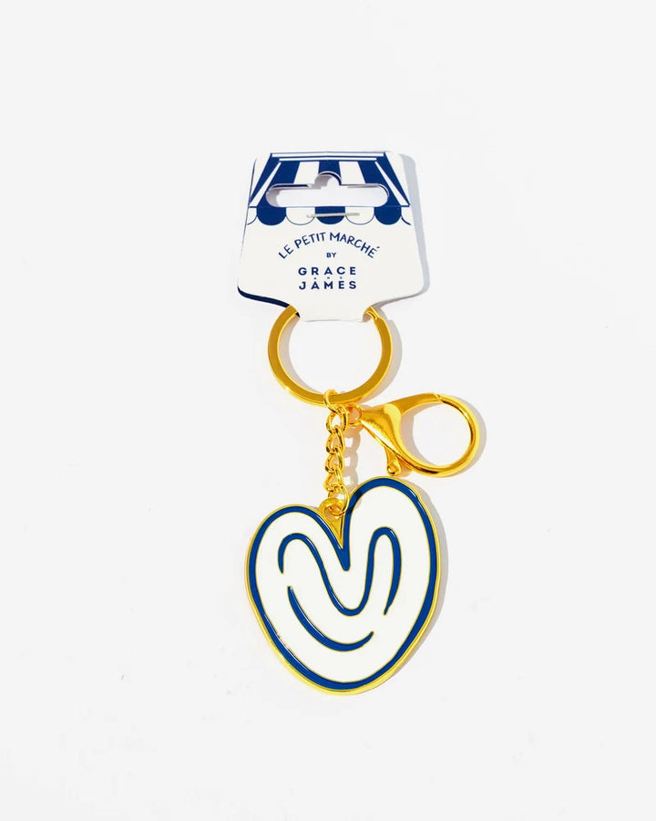 Heart Cookie Keyring