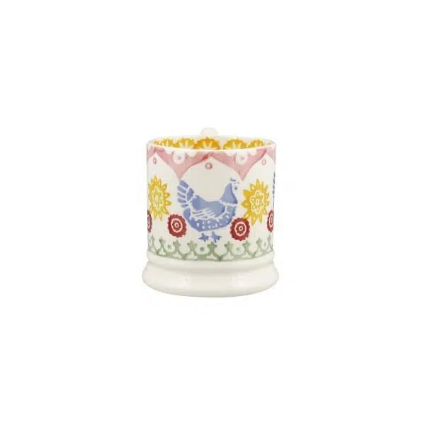 Hen Border 1/2 Pint Mug