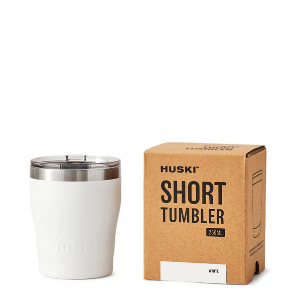 Huski Short Tumbler: White