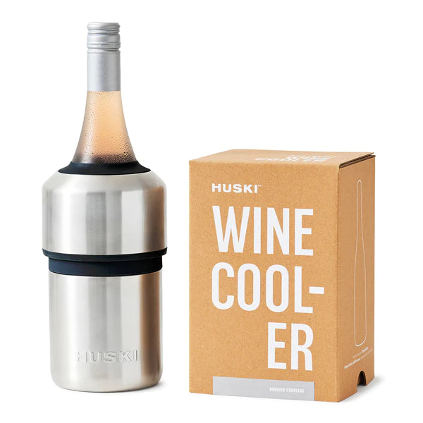 Huski Wine Cooler: Brushed Stainless