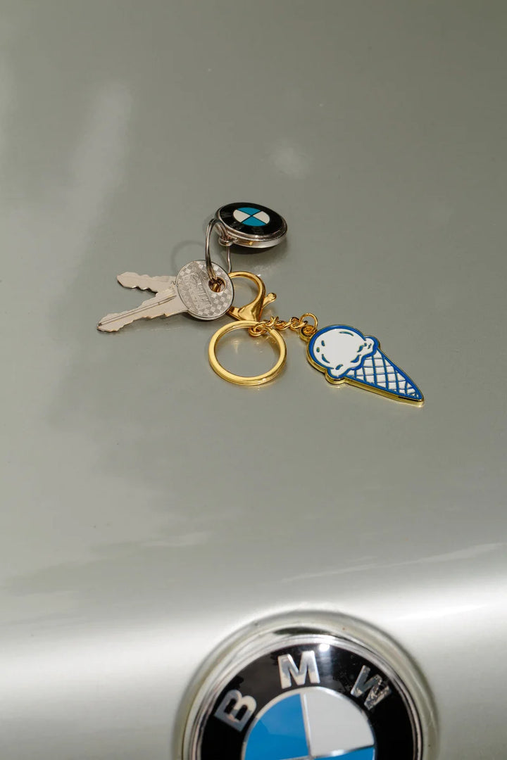 Ice Cream Cone Keyring