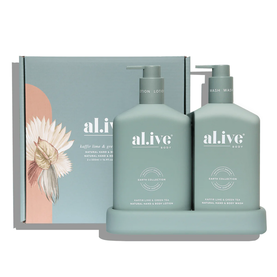 Al.ive Body Kaffir Lime & Green Tea Duo