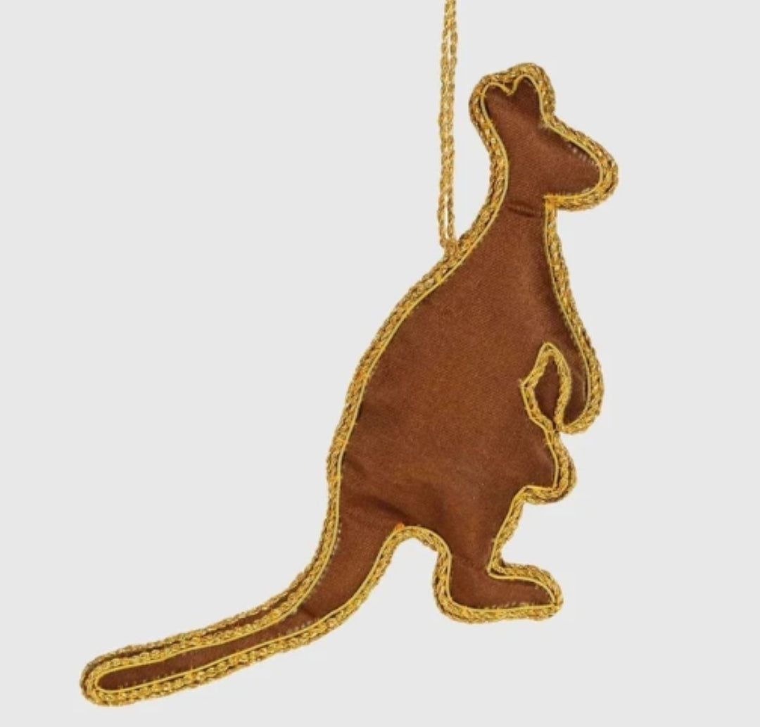 Kangaroo Sequin Ornament
