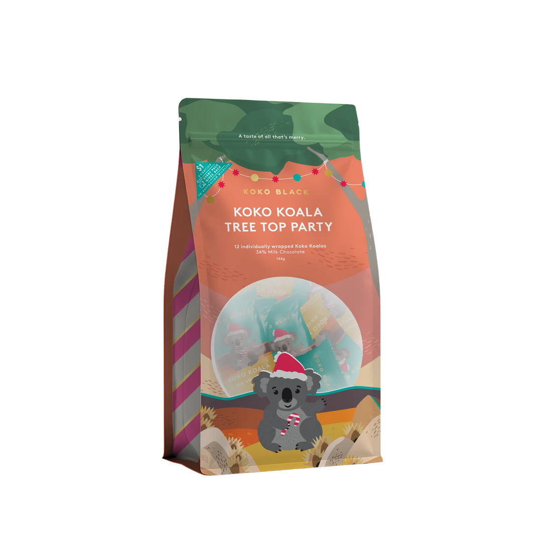 Koko Black Koko Koala Christmas Share Bag 144gm