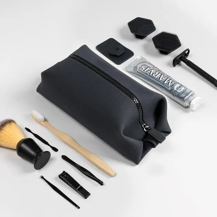 The Koby Lite Toiletry Bag: Charcoal