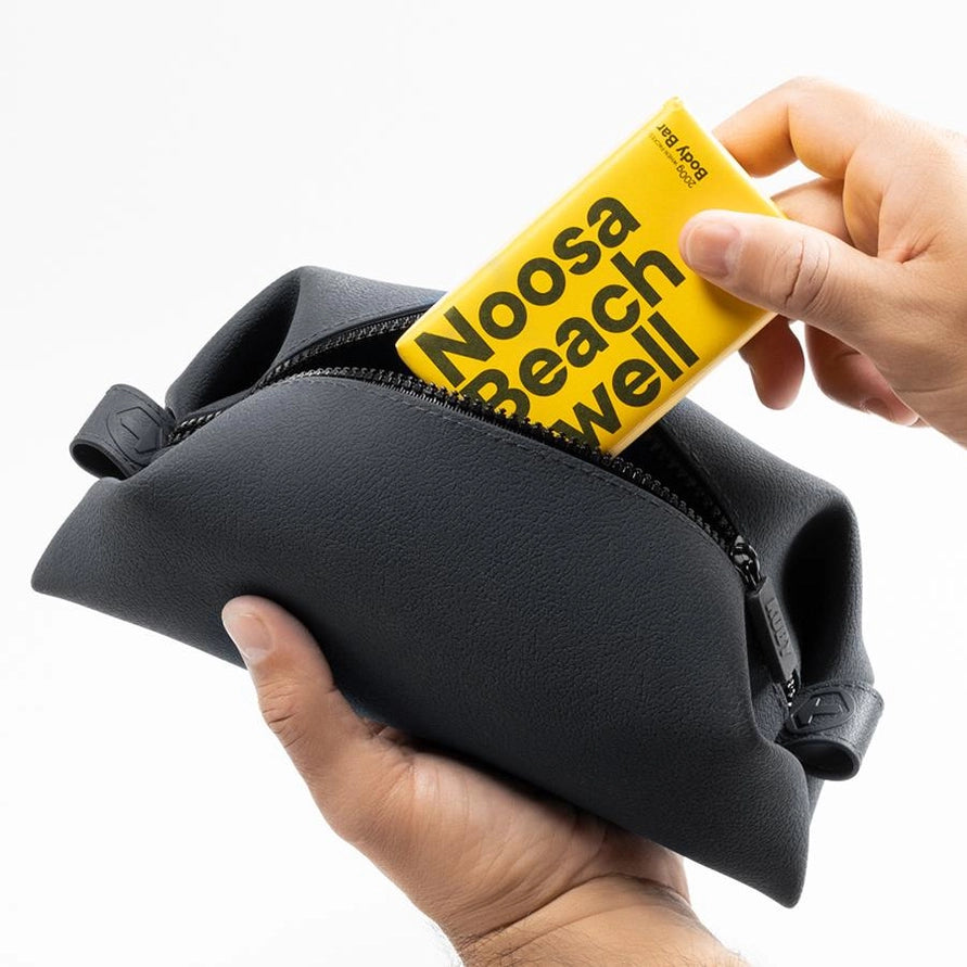 The Koby Lite Toiletry Bag: Charcoal