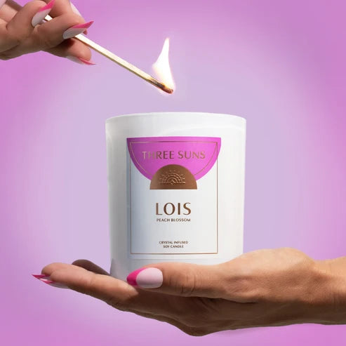 Candle labeled &