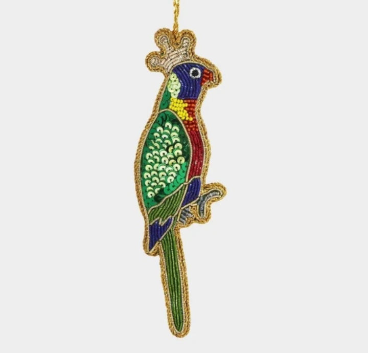 Queen Lorikeet Sequin Ornament