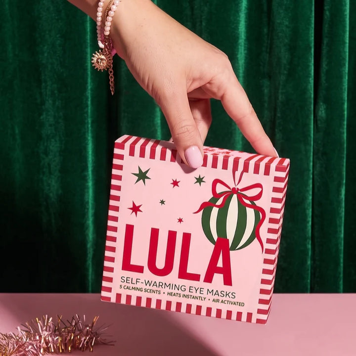 Lula Christmas Mixed Box of 5 Self Warming Eye Masks