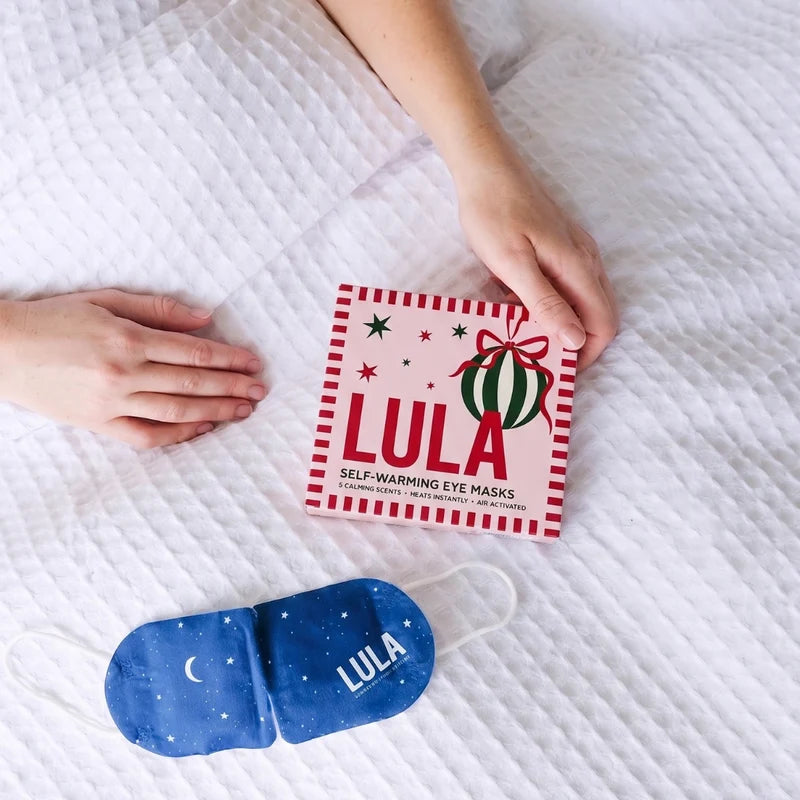 Lula Christmas Mixed Box of 5 Self Warming Eye Masks