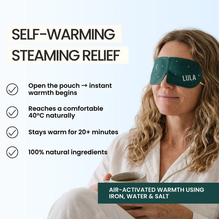 Lula Eucalyptus Self Warming Eye Mask - Pack of 5