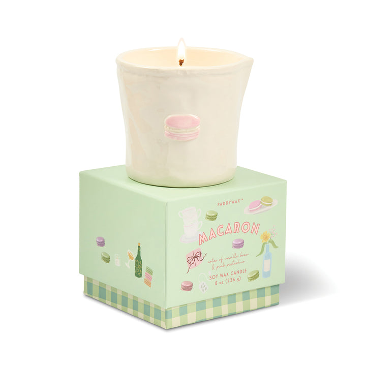 Candle in a decorative box with &