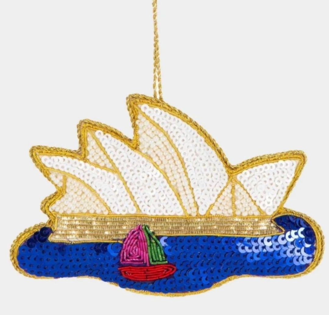Opera House Sequin Ornament