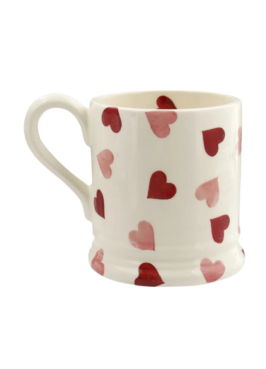 Pink Hearts 1/2 Pint Mug