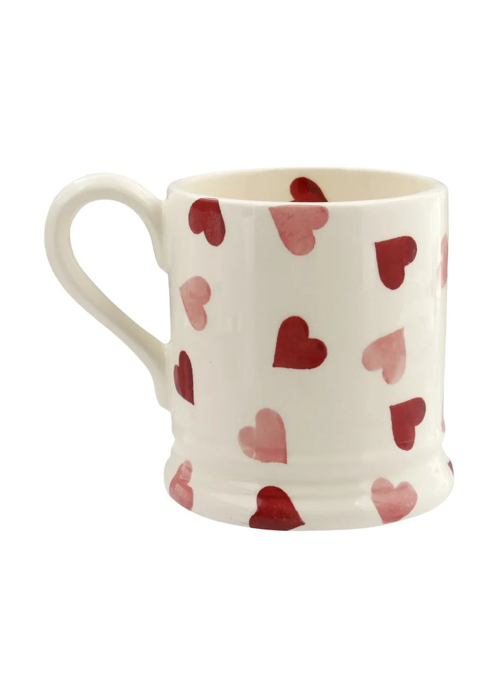 Pink Hearts 1/2 Pint Mug