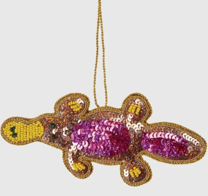 Platypus Sequin Ornament