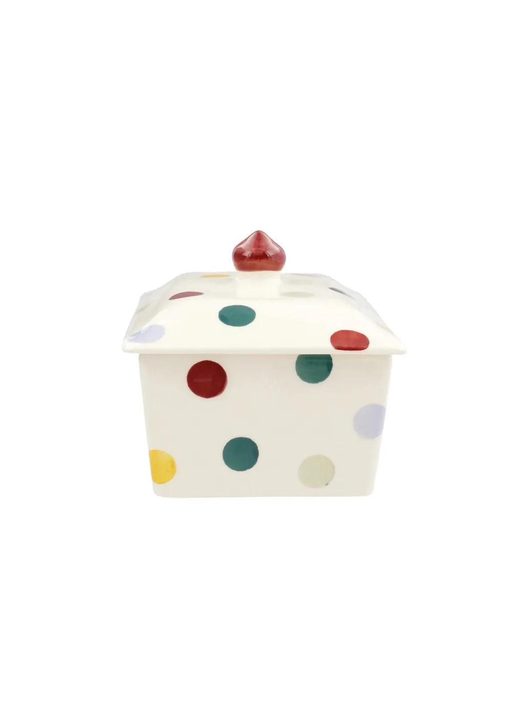 Polka Dot Butter Dish