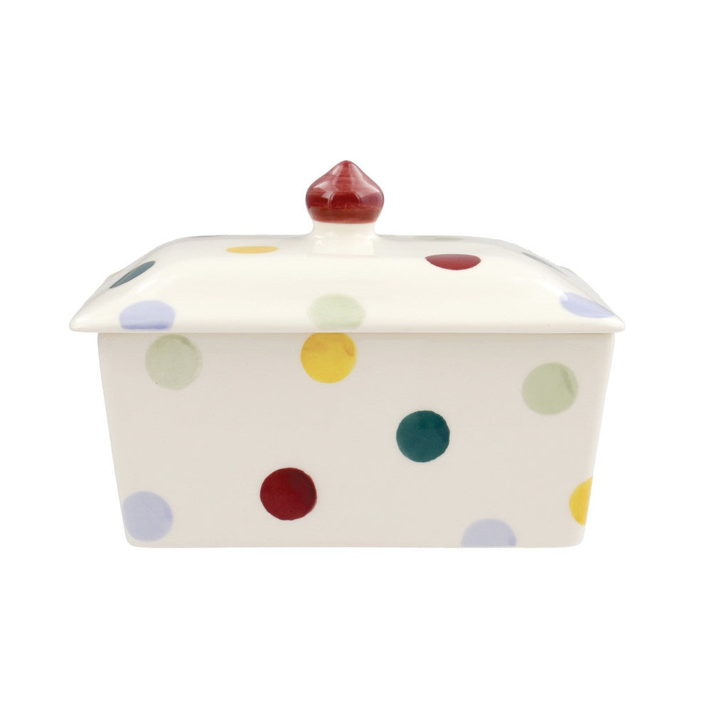 Polka Dot Butter Dish
