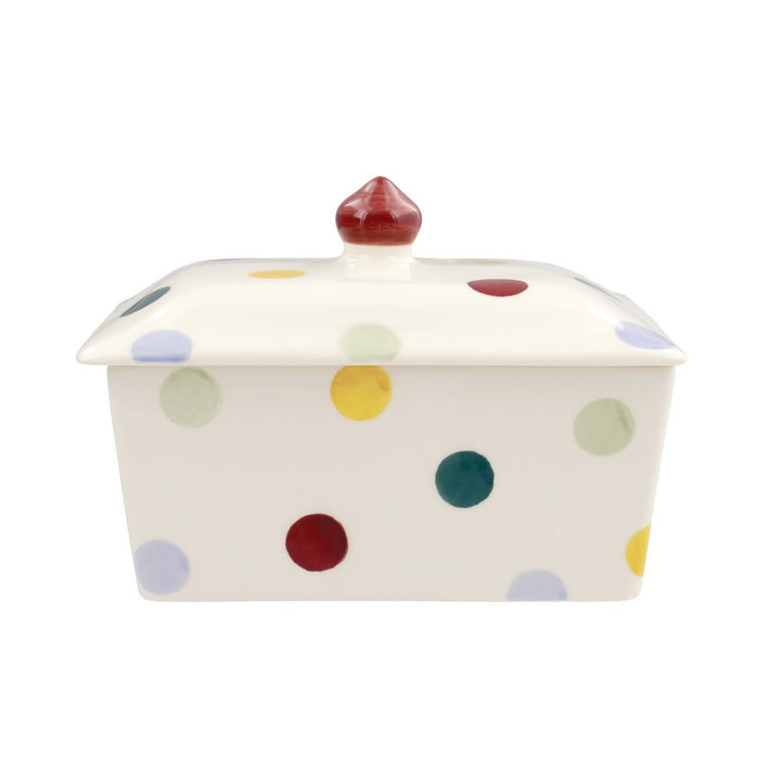 Polka Dot Butter Dish
