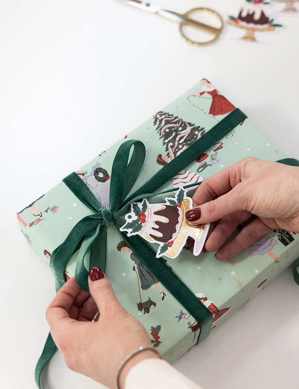 Bespoke Christmas Pudding Gift Tags