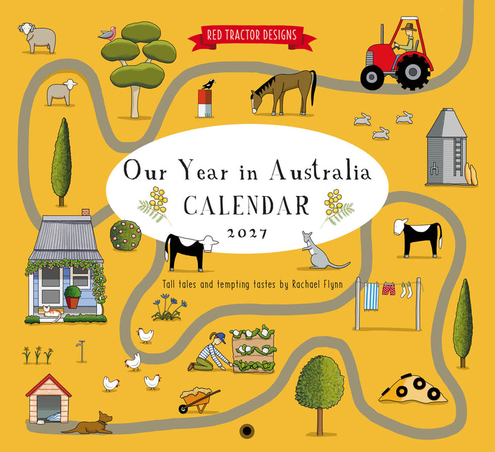 Red Tractor Calendar 2027