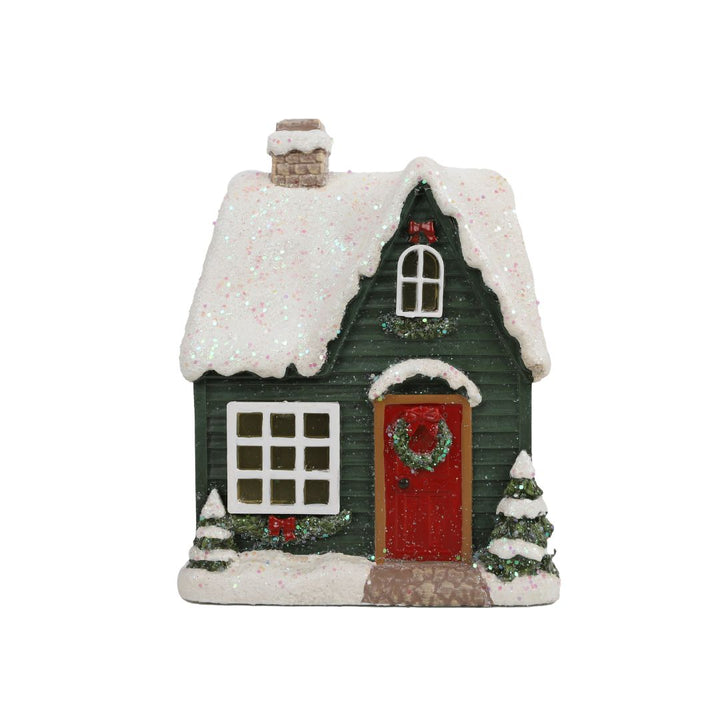Resin Light-Up Village Cottage