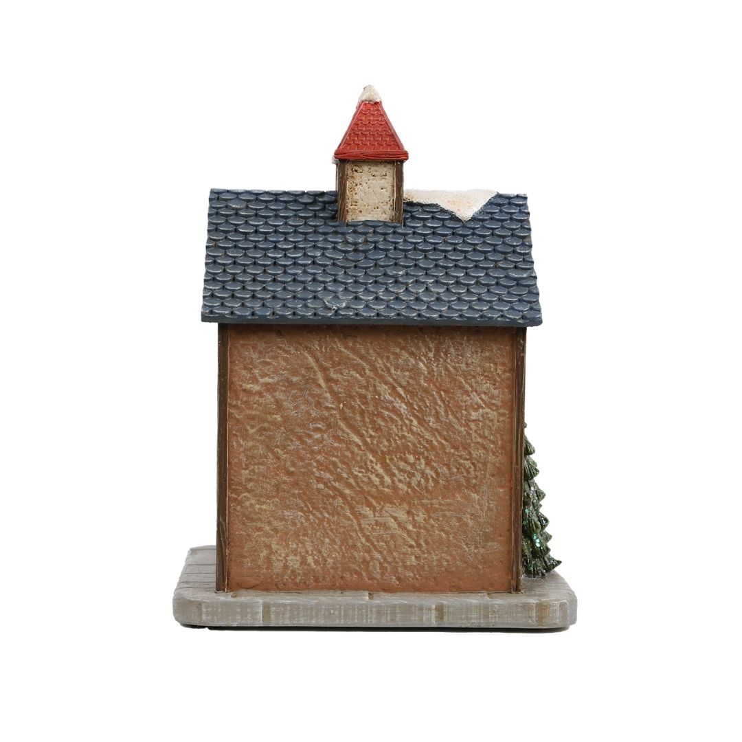 Resin Light-Up Village House with General Store