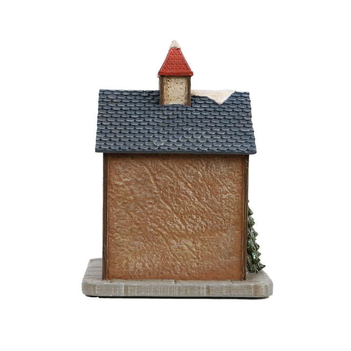 Resin Light-Up Village House with General Store