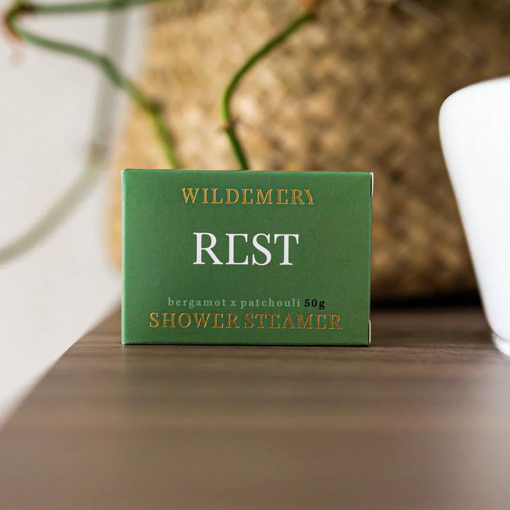 Wild Emery Shower Steamer: Rest