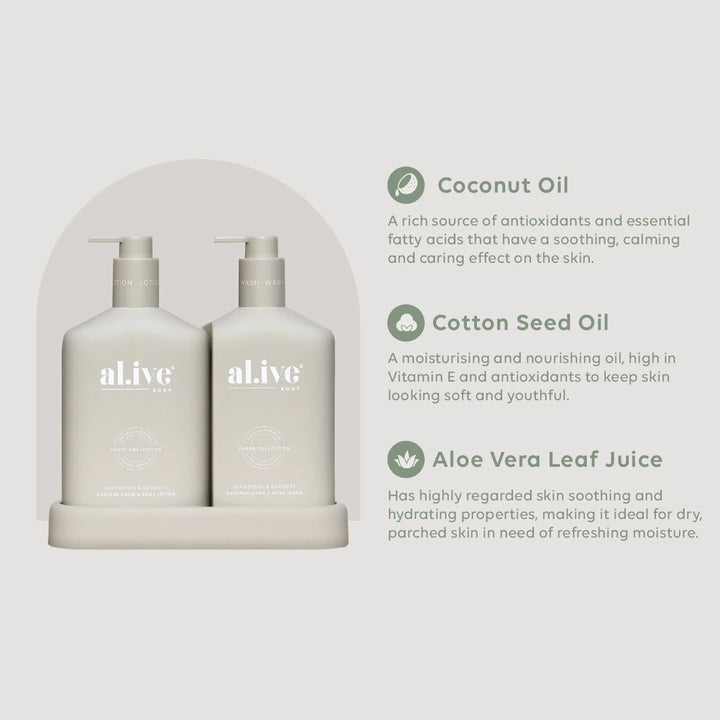 Al.ive body Sea Cotton & Coconut Duo